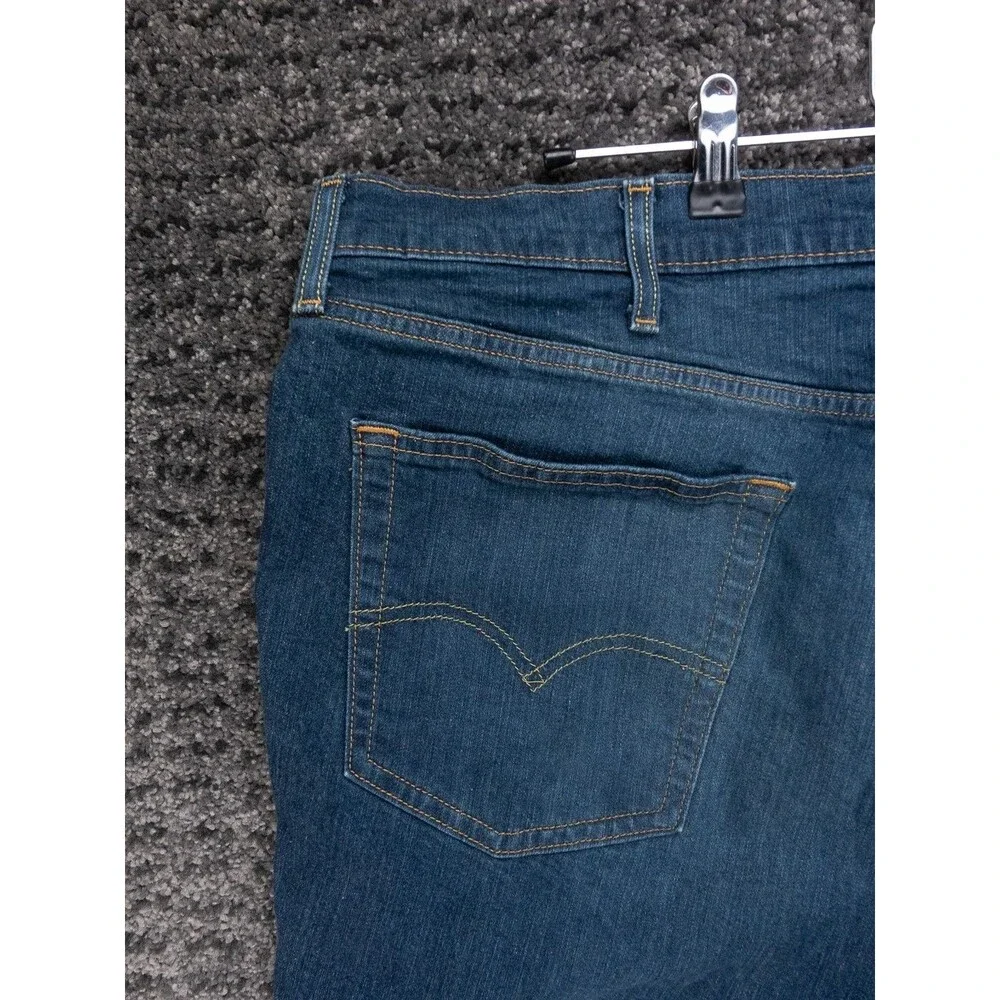 Levis 541 Jeans Mens 42x30 Actual 40x29 Blue Athletic Taper Stretch Distressed